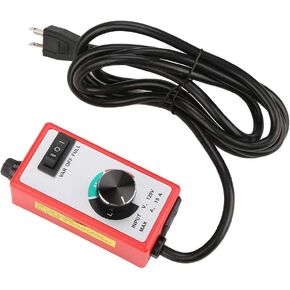 Yosoo Health Gear Speed Governor, 120V Router Speed Controller, Fan Variable Speed Controller Governor Electric Motor Rheostat Red in Saudi Arabia