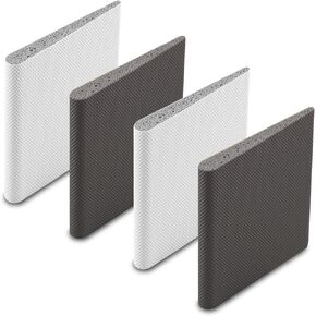 4 Pcs Door Corner Seals, Exterior Door Jamb Frame Seal, Self-Adhesive Wedge Draft Stoppers Foam Pads for Weather Stripping Noise Isolating (White)