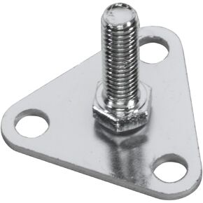 اكرو ميلز اكرو ميلز AWFootPLATE4PK - لوحة قدم لنظام رفوف الأسلاك المصنوعة من الكروم - عبوة من 4 قطع in Saudi Arabia