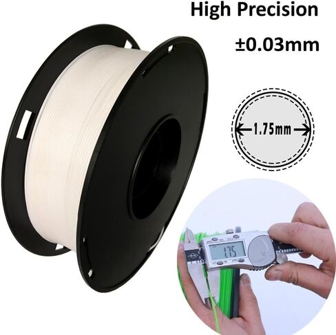 NovaMaker PLA 3D Printer Filament, Green PLA Filament 1.75m, PLA 1kg Spool(2.2lbs), Dimensional Accuracy +/- 0.03mm in Kuwait