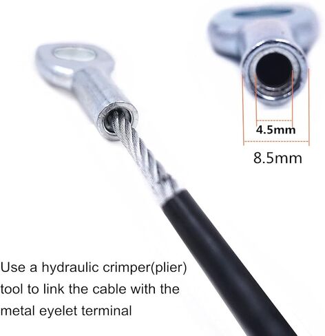 J Bryant Gym Machine Accessories for 5mm/6mm Cable Ball Stopper Interface Port Components Fitness Equipment Wire Rope Port Joint Replacement Parts for Home Gym Machine Use in Kuwait