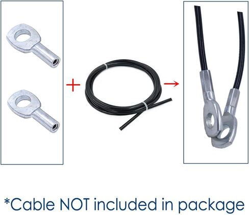 J Bryant Gym Machine Accessories for 5mm/6mm Cable Ball Stopper Interface Port Components Fitness Equipment Wire Rope Port Joint Replacement Parts for Home Gym Machine Use in Kuwait
