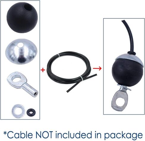 J Bryant Gym Machine Accessories for 5mm/6mm Cable Ball Stopper Interface Port Components Fitness Equipment Wire Rope Port Joint Replacement Parts for Home Gym Machine Use in Kuwait