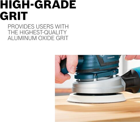 BOSCH SR5R180 5-Piece 180 Grit 5 In. 8 Hole Hook-And-Loop Sanding Discs in Saudi Arabia