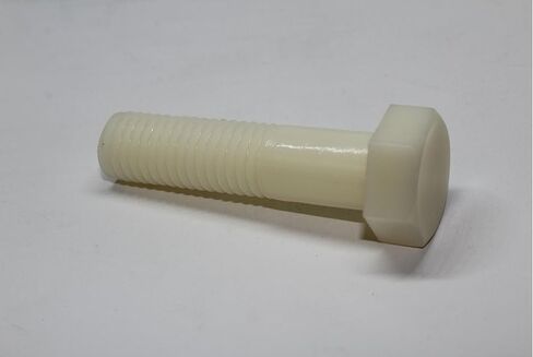 Small Parts 25C150HCSN Hex Head Screw, Nylon, External Hex, 1/4"-20 Thread Size, 1.5" Long (Pack of 100) in Saudi Arabia