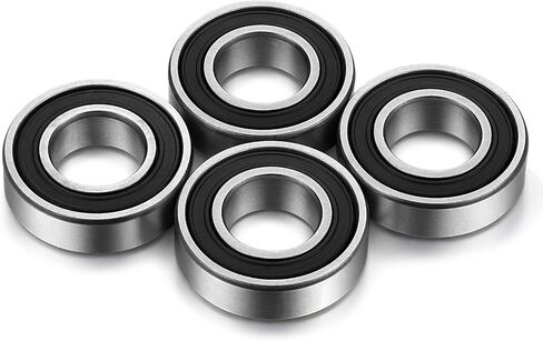 R12-2RS Bearing 3/4" x 1-5/8" x 7/16" Miniature Ball Bearing Double Rubber Sealed pre-Lubricated with Grease Precision Single Row Radial Ball Bearing (4 Pack) in Saudi Arabia