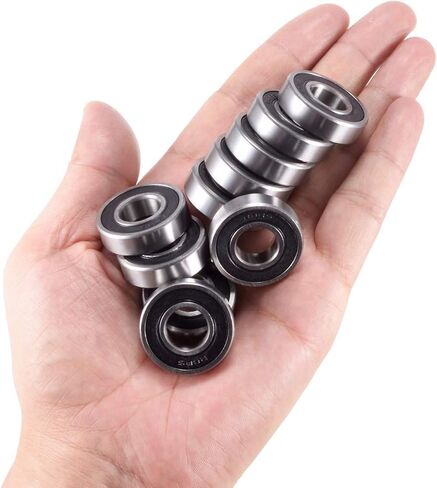R12-2RS Bearing 3/4" x 1-5/8" x 7/16" Miniature Ball Bearing Double Rubber Sealed pre-Lubricated with Grease Precision Single Row Radial Ball Bearing (4 Pack) in Saudi Arabia