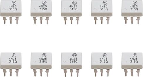 FAYLEZ 10 PCS 4N25 6 Pin Optoisolators Transistor DIP in Kuwait