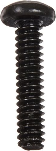 Small Parts Steel Pan Head Machine Screw, Black Oxide Finish, Meets ASME B18.6.3, #2 Phillips Drive, #10-32 Thread Size, 3/4" Length, Fully Threaded, Import (Pack of 100) in Saudi Arabia