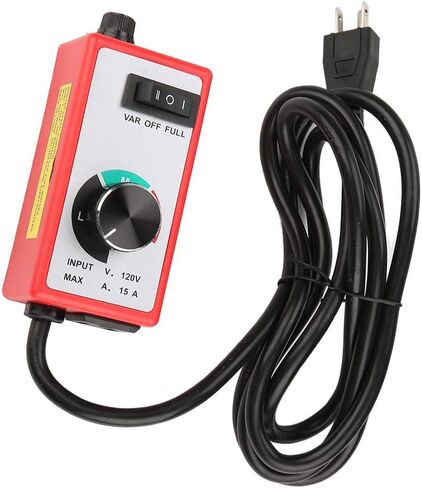 Yosoo Health Gear Speed Governor, 120V Router Speed Controller, Fan Variable Speed Controller Governor Electric Motor Rheostat Red in Saudi Arabia