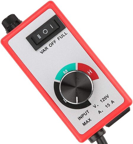 Yosoo Health Gear Speed Governor, 120V Router Speed Controller, Fan Variable Speed Controller Governor Electric Motor Rheostat Red in Saudi Arabia