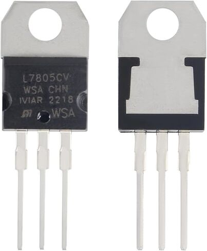 12 قطعة L7805CV IC منظم الجهد الإيجابي الناتج 5 فولت 1.5A L7805 منظم ثلاثي المحطات 3Pin لدائرة الحد من إمداد الطاقة التنظيمي in Saudi Arabia