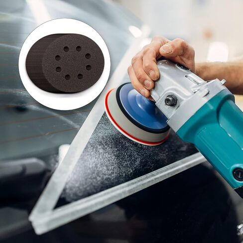 5 Inch 8 Holes Sanding Discs 40Pcs,Wet Dry Silicon Carbide Hook and Loop Orbital Sandpaper 320/400/600/800/1000/1500/2000/3000 Grit with 2 PCS Interface Pads for Auto, Wood, Metal,Stretches Removing in Kuwait