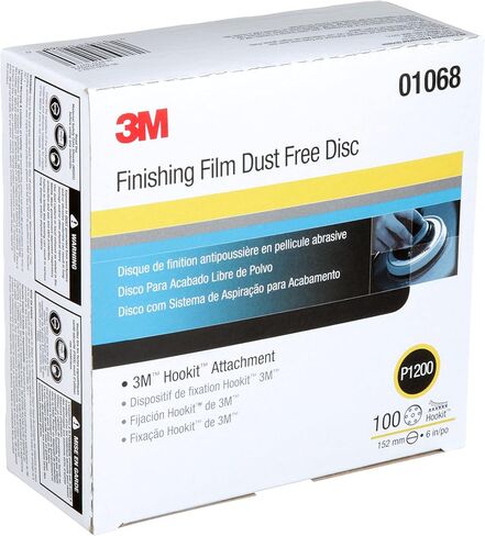3M Hookit Finishing Film Abrasive Disc, 260L, 00910, 3 in, P800 | 50 Discs, For Auto Body Applications, Blending, Scuffing, Paint Prep in Saudi Arabia