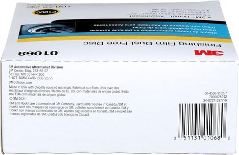 3M Hookit Finishing Film Abrasive Disc, 260L, 00910, 3 in, P800 | 50 Discs, For Auto Body Applications, Blending, Scuffing, Paint Prep in Saudi Arabia