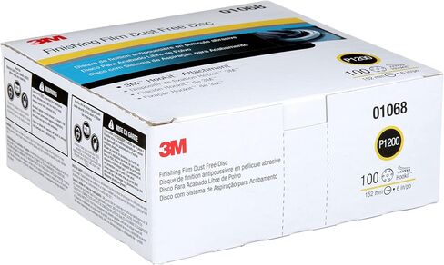 3M Hookit Finishing Film Abrasive Disc, 260L, 00910, 3 in, P800 | 50 Discs, For Auto Body Applications, Blending, Scuffing, Paint Prep in Saudi Arabia