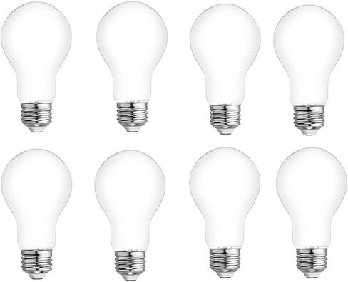 لمبة إضاءة LED نهارية قابلة للتعتيم بقدرة 60 وات EQ A19 من GE (8 عبوات) in Kuwait