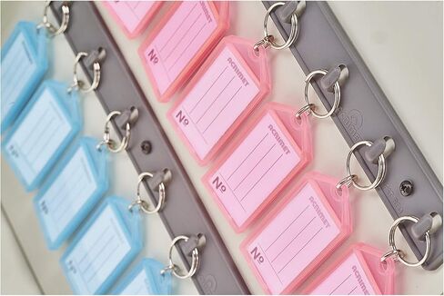 Acrimet Key Cabinet Organizer 128 Positions with Lock (Wall Mount) (128 Multicolored Tags Included) (Beige Cabinet) in Saudi Arabia