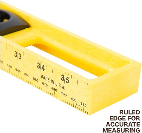 مايز 10102 مستوى البوليسترين 48 بوصة | أداة النجار والمقاول والسباك | إطار مقاوم للصدمات | ثلاث قوارير، دقيقة حتى .001 بوصة | لن تخدش أسطح العمل | صنع في الولايات المتحدة الأمريكية in Kuwait