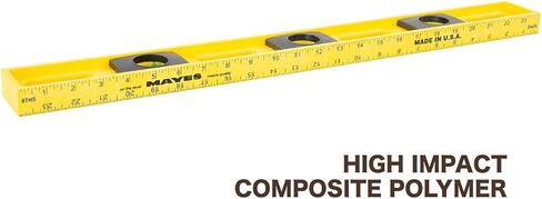 مايز 10102 مستوى البوليسترين 48 بوصة | أداة النجار والمقاول والسباك | إطار مقاوم للصدمات | ثلاث قوارير، دقيقة حتى .001 بوصة | لن تخدش أسطح العمل | صنع في الولايات المتحدة الأمريكية in Kuwait