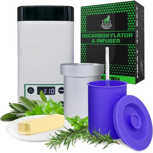 Decarboxylator and Infuser, Magic Herb Butter Maker Machine, Herb Oil Infuser Machine, Tincture Machine, Gummy Maker Machine, Herb Extractor, Decarb Box, Tincture Maker Kit, EdiOven in Kuwait
