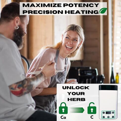 Decarboxylator and Infuser, Magic Herb Butter Maker Machine, Herb Oil Infuser Machine, Tincture Machine, Gummy Maker Machine, Herb Extractor, Decarb Box, Tincture Maker Kit, EdiOven in Kuwait