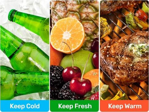 حامل مشروبات قابل لإعادة الاستخدام مكون من 8 أكواب للتسليم مع فواصل، حقيبة تبريد غداء معزولة مع حجرات مزدوجة، حقيبة كبيرة لحمل أكواب المشروبات وحقيبة حمل لمشروبات العمل والنزهات، أسود in Kuwait