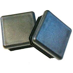 SBDs USA Make (Pack of 4) 1-3/4 -1.75" Square Plastic Plug, 10 14 Ga for Inside ID 1.49"-1.58" Tubing End Cap | Furniture Chair Glide Inserts | Fencing Post End Inserts | Fitness Eqpt Caps.