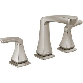 Delta Faucet Vesna Widespread Bathroom Faucet 3 Hole, Matte Black Bathroom Faucet, Drain Assembly, Worry-Free Drain Catch, Matte Black 35789LF-BL in Saudi Arabia