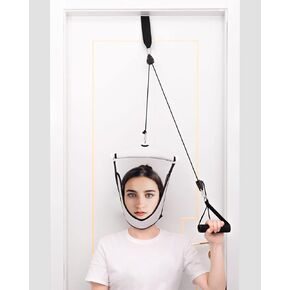 جهاز شد الرقبة للاستخدام المنزلي، ارجوحة مزدوجة السقاطة فوق الباب، سهلة التنظيف للعلاج الفيزيائي وتخفيف الام الرقبة وفتق القرص الفقري in Kuwait