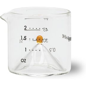 Cocktail Jigger For Bartending - Ethan + Ashe - Lab Series - Durable Borosilicate Glass - 15ml, 30ml, 45ml, and 60ml Measuring Cup In One in Saudi Arabia