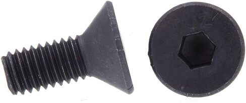 Prime-Line 9173280 Socket Cap Screws, Flat Head, Hex (Allen) Drive, #10-32 X 1/2 in, Blk (50 Pack) in Saudi Arabia