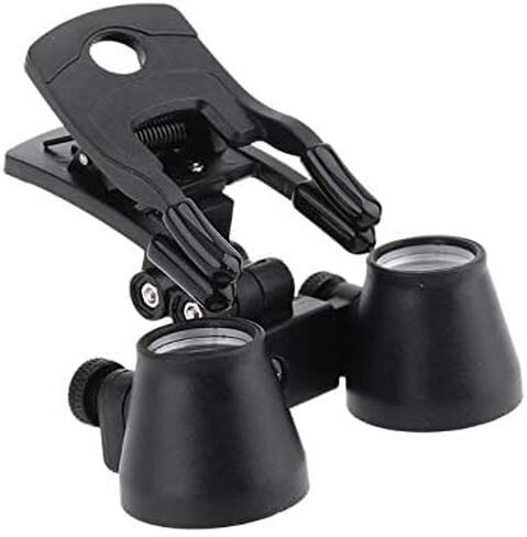 Magnification Binocular Dental Portable Clip Loupe Surgical Magnifier Medical Operation Loupe Lamp (2.5X) in Kuwait