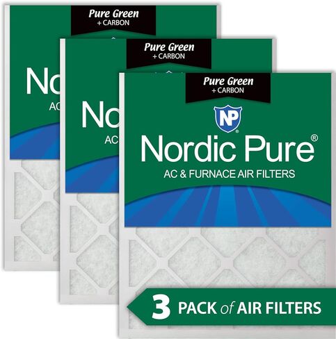 Nordic Pure 18x24x1 (17 1/2 x 23 1/2 x 3/4) Pleated MERV 7 Air Filters 2 Pack in Saudi Arabia