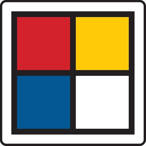 Brady Hazardous Communication and Right-to-Know Labels, Adhesive Vinyl, Black/Blue/Red/Yellow On White in Saudi Arabia