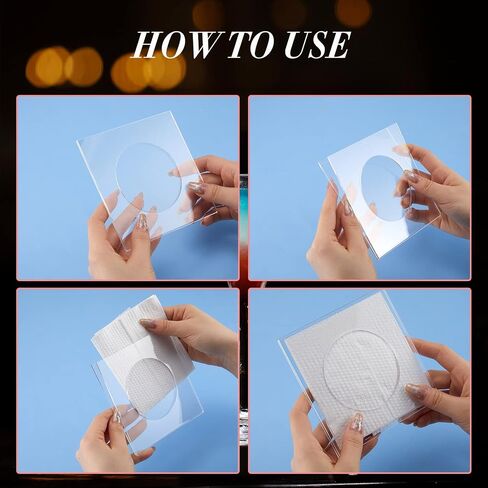 Tatuo 8 Pack Acrylic Coasters DIY Cocktail Napkin Holder Square Clear Coasters for Bar Decor Drinks Table Room Home Office, Without Inserts in Saudi Arabia
