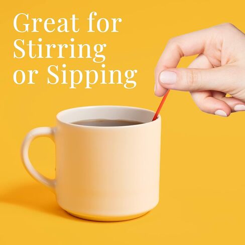 Prestee Plastic Coffee Stirrers, 4000ct, 5.5" - Plastic Coffee Straws, Coffee and Drink Stir Sticks, Cocktail Swizzle Sticks, Disposable Stir Sticks, Drinking Straws for Coffee & Cocktails (Black) in Saudi Arabia
