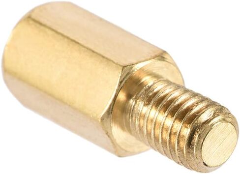 uxcell M5x10mm+7mm Male-Female Brass Hex PCB Motherboard Spacer Standoff for FPV Drone Quadcopter, Computer & Circuit Board 10pcs in Kuwait