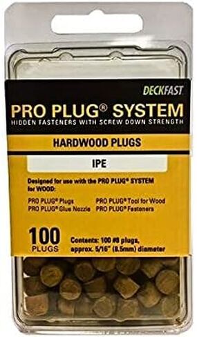 Pro Plug PRO-PLUG Corp. System - for IPE - 100 pc Component Pack Plugs Only 5/16 inch Diameter. Pack of Two in Saudi Arabia