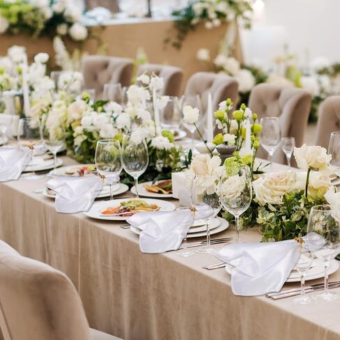 Tanlade 8 مجموعة من المناديل القماشية لعيد الشكر وحلقات مناديل أوراق الذهب من القماش وحامل مناديل أوراق الشجر لحفلات الزفاف، وحفلات عشاء عيد الميلاد، والتجمعات العائلية، وديكور الطاولة، 17 × 17 بوصة in Kuwait