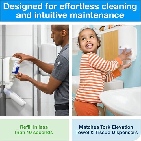 موزع تورك للعناية بالبشرة، أسود S4، لصابون اليد ومعقم اليدين، نطاق الارتفاع، 571508 in Kuwait