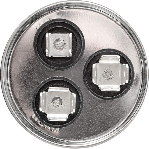 MAXRUN 80+5 MFD uf 370 أو 440 فولت VAC محرك مستدير مزدوج التشغيل لمكثف مكيف الهواء المتردد - 80/5 فائق التوهج MFD 440V مضخة تبريد أو حرارة مستقيمة - سيتم تشغيل محرك التيار المتردد والمروحة - ضمان لمدة 5 سنوات in Kuwait