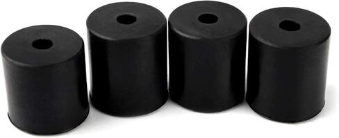 FYSETC Ender 3 V2 حامل سرير صلب، 4 قطع (3 عالية، 1 قصيرة) أجزاء تسوية الطابعة ثلاثية الأبعاد، فواصل سيليكون Ender 3 Pro، OD 0.63 بوصة معرف 0.16 بوصة عمود مقاوم للحرارة لـ CR-10 Ender 3 S1 Connect Bottom، أسود in Kuwait