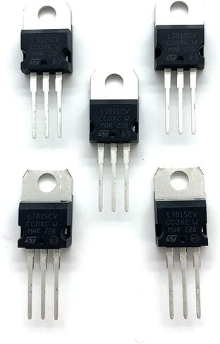 5 قطعة L7815CV L7815 7815 الجهد المنظم IC الخطي 15 فولت 1.5A TO220AB TO-220 اللوح in Saudi Arabia