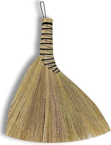 Small Brush Broom,Handmade Turkey Wing Whisk Broom 12" for Cleaning,Sturdy Soft Brush for Indoor and Outdoor Use, Bristle Design Cleans Dust and Car in Kuwait