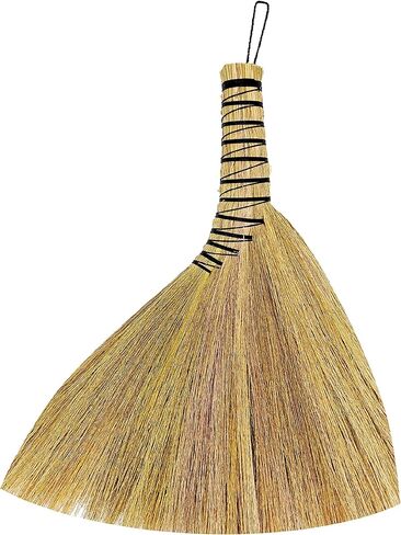 Small Brush Broom,Handmade Turkey Wing Whisk Broom 12" for Cleaning,Sturdy Soft Brush for Indoor and Outdoor Use, Bristle Design Cleans Dust and Car in Kuwait