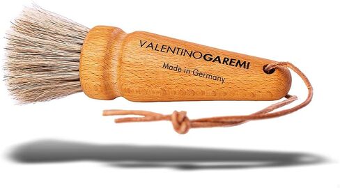 Valentino Garemi Collectables Dusting Brush - Horse Hair - Dust Cleaner & Aging Deposits Remover for Vintage or Antique Frames Toys Books Sculptures Pictures Coins Collections Sport Cards Equipment in Saudi Arabia