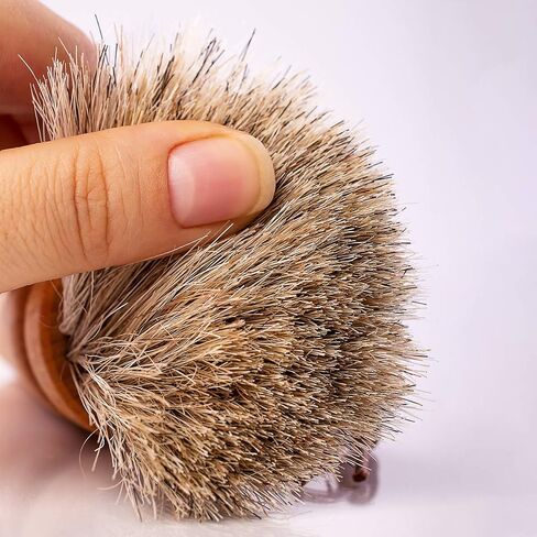Valentino Garemi Collectables Dusting Brush - Horse Hair - Dust Cleaner & Aging Deposits Remover for Vintage or Antique Frames Toys Books Sculptures Pictures Coins Collections Sport Cards Equipment in Saudi Arabia
