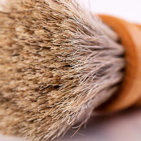 Valentino Garemi Collectables Dusting Brush - Horse Hair - Dust Cleaner & Aging Deposits Remover for Vintage or Antique Frames Toys Books Sculptures Pictures Coins Collections Sport Cards Equipment in Saudi Arabia