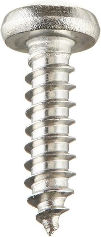 18-8 Stainless Steel Sheet Metal Screw, Plain Finish, Pan Head, Star Drive, Type AB, #8-18 Thread Size, 5/8" Length (Pack of 50) in Saudi Arabia